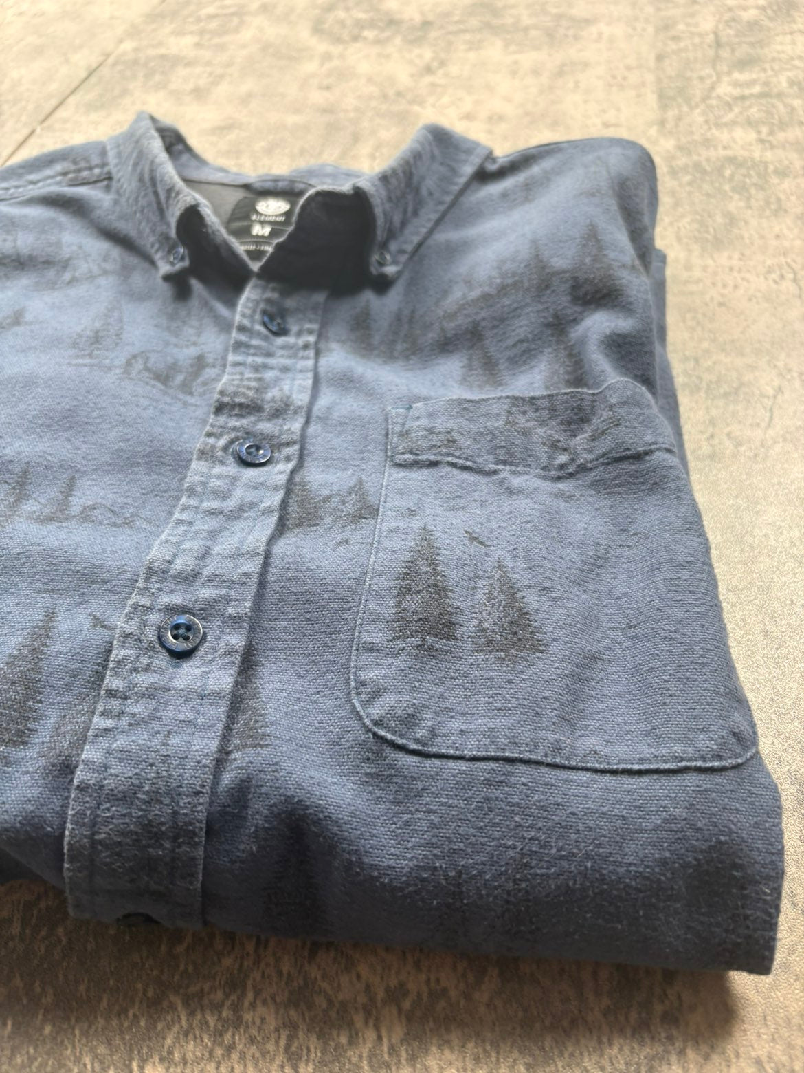 chemise Element bleu marine a motif Taille M
