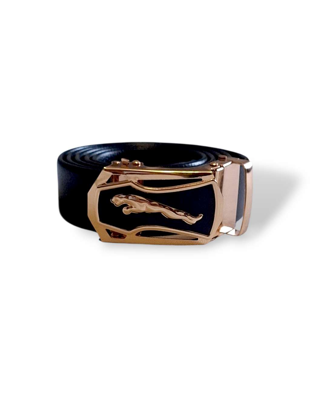 Ceinture en cuir pour homme Couleur dorée