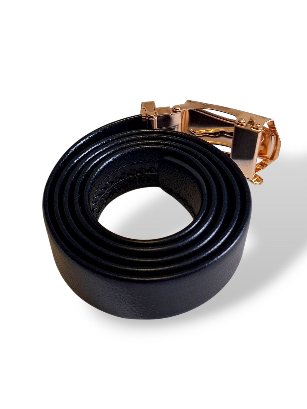 Ceinture en cuir pour homme Couleur dorée